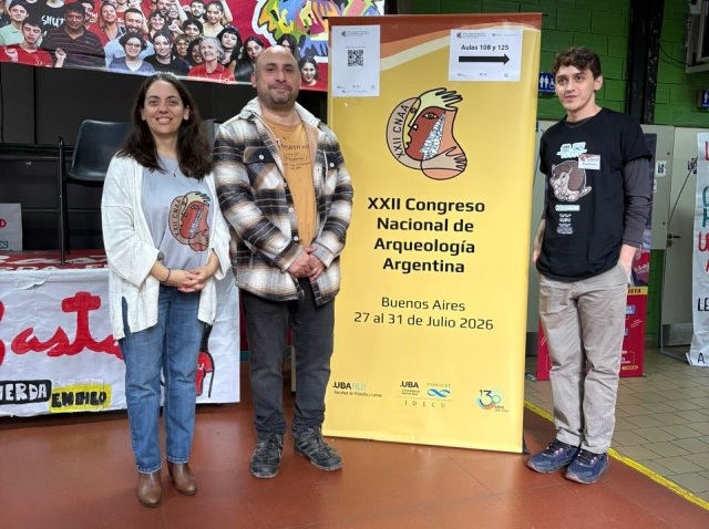 El Departamento de Ciencias Básicas en el 22° Congreso Nacional de Arqueología Argentina