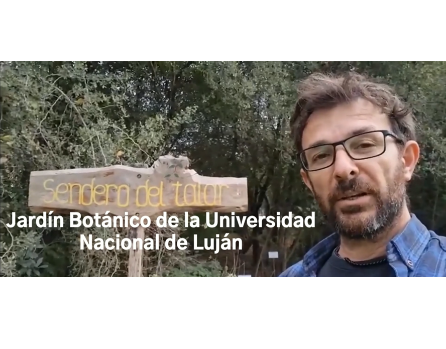 Participación de docente de Básicas en un video internacional por el Día Internacional de la Educación en los Jardines Botánicos